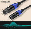 Picture of AuxLink XLR Cable, XLR Microphone Cable Male to Female 25ft 2 Pack, Balanced XLR Speaker Cable Suitable for Microphones, Preambles, Speaker Systems, Radio Station and More