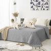 Picture of Tcksstex Waterproof and Non-Slip Dog Bed Cover and Pet Blanket Sofa Pet Bed Mat ，car Incontinence Mattress Protectors Furniture Couch Cover for Most Cats Dogs, Pets（82x102-Light Grey）