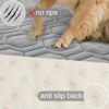 Picture of Tcksstex Waterproof and Non-Slip Dog Bed Cover and Pet Blanket Sofa Pet Bed Mat ，car Incontinence Mattress Protectors Furniture Couch Cover for Most Cats Dogs, Pets（82x102-Light Grey）