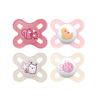Picture of MAM Original Start Matte Newborn Baby Pacifier, Best Pacifier for Breastfed Babies, Girl, 0-3 Months (Pack of 4)
