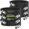 Picture of GearIT XLR to XLR Microphone Cable (20 Feet, 6-Pack) XLR Male to Female Mic Cable 3-Pin Balanced Shielded XLR Cable for Mic Mixer, Recording Studio, Podcast - Black, 20ft, 6 Pack