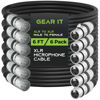 Picture of GearIT XLR to XLR Microphone Cable (6 Feet, 6-Pack) XLR Male to Female Mic Cable 3-Pin Balanced Shielded XLR Cable for Mic Mixer, Recording Studio, Podcast - Black, 6ft, 6 Pack