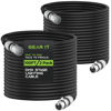 Picture of GearIT DMX to DMX Stage Lighting Cable (100 Feet, 2-Pack) DMX Male to Female (XLR Compatible) 3-Pin Balanced Shielded for DJ LED Moving Head Par Light, Mic Mixer, Recording Studio, Podcast - 100ft