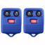 Picture of 2 KeylessOption Blue Replacement 3 Button Keyless Entry Remote Control Key Fob Clicker