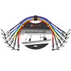 Picture of JOYO Patch Cables 1.2ft for Bass Guitar Effect Pedal Professional Guitar Patch Cords 1/4 Inch (CM-05, 6 Pack)