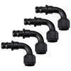 Picture of EVIL ENERGY 6AN 90 Degree Push Lock Hose Fitting End Black 4PCS