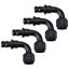 Picture of EVIL ENERGY 6AN 90 Degree Push Lock Hose Fitting End Black 4PCS