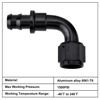 Picture of EVIL ENERGY 6AN 90 Degree Push Lock Hose Fitting End Black 4PCS