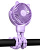 Picture of GOTOTO Baby Stroller Fan, Rechargeable Portable Fan with 2000 mAh Battery Operated,3 Wind Speed,360-Degree Rotation,Ultra-Low Noise Level,Safe mini fan for your baby