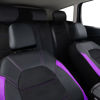 Picture of CAR PASS Universal Leather car seat Covers Sport fits Most Cars, SUVs, Trucks, and Vans (Full Set, Black Purple)