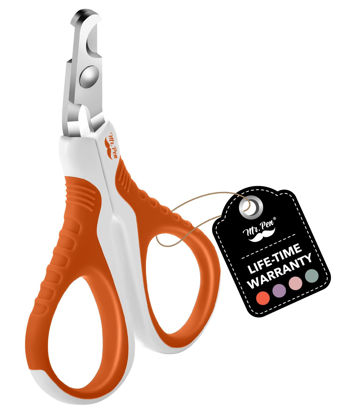 Picture of Mr. Pen- Cat Nail Clipper, Raspberry Red & White Cat Nail Trimmer, Cat Nail Clippers, Cat Claw Clippers, Cat Clippers for Nails, Pet Nail Clippers, Small Dog Nail Clipper Cat Claw Trimmer