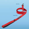 Picture of Voyager Reflective Dog Leash with Neoprene Handle, 5ft Long, Supports Small, Medium, and Large Breed Puppies, Cute and Heavy Duty for Walking, Running, and Training - Red (Leash), S