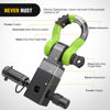 Picture of Nilight Anti-Theft Shackle Hitch Receiver 2Inch 45000 LBs Breaking Strength 3/4" Anti-Theft D Ring Shackle 5/8" Trailer Hitch Lock Pin Heavy Duty Solid Towing Kit for Trucks Off Road(Green&Black)