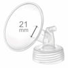 Picture of Maymom Pump Part Compatible with Spectra S1,S2 Spectra 9 Plus Breastpump; Incl Wide Mouth Flange (One flange-21mm Flange) Not Original Spectra Flange; Not Spectra Baby USA Parts