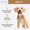 Picture of Omega for Dogs - 180 Delicious Soft Chews - Salmon Oil Treats for Skin and Coat, Itch Relief - Fish Oil Blend of Essential Fatty Acids, Omega 3, 6, and 9, and Vitamins - Peanut Butter Flavor