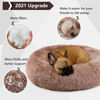 Picture of Dog Beds for Medium Dogs Washable Donut French Bulldog Ded Calming Cat Bed for 2 Cats 30 Inches Fluffy Cozy Puppy Bed Washable Anti Anxiety Brown