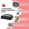 Picture of Tymate RV Tire Pressure Monitoring System, Tire Pressure Monitor System with Solar Charge, Trailer TPMS with 4 Sensors & 5 Alarm Modes, M7-3 TPMS - 2024 Updated w/Color LCD Display, 0-87PSI for RV