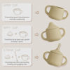 Picture of Moonkie Silicone Baby Sippy Cups | 3 Stages Training Cup Straw Cup for Infants Toddlers and Kid | 4 oz 1Pack