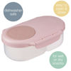 Picture of b.box Snack Box for Kids & Toddlers: 2 Compartment Snack Containers, Mini Bento Box, Lunch Box. Leak Proof, BPA free, Dishwasher safe. School Supplies. Ages 4 months+ (Blush Crush, 12oz capacity)