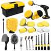 Picture of 27Pcs Car Detailing Kit, Car Detailing Brush Set, Auto Detailing Drill Brush Set, Car Detailing Brushes, Car Wash Kit, Car Accessories, Car Cleaning Tools Kit for Interior, Exterior, Wheels