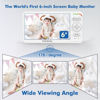 Picture of HelloBaby Baby Monitor with 6" World First IPS Screen 30-Hrs Battery, Remote Pan/Tilt/Zoom Camera, No WiFi Video Baby Monitor Camera and Audio, ECO, VOX, 2-Way Talk, Night Vision, 1000ft, Portable
