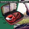 Picture of Valentines Day Gifts for Him, Roadside Assistance Emergency Kit Multipurpose Bag with Battery Jumper Cable Automotive Kit for Car, Vehicle, Truck or SUV for Men or Women, Valentines Day Gifts, Red