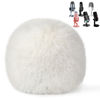 Picture of ZealSound Blue Yeti Pop Filter for Blue Yeti Microphone,Mic Foam Cover with Furry Windscreen Muff windshield for ZealSound K66/Yeti/Yeti X/Nano/Yeti Pro/AM8/SoloCast and More USB Mics (White)