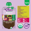 Picture of Plum Organics Mighty 4 Organic Toddler Food - Pear, Cherry, Blackberry, Strawberry, Black Bean, Spinach, and Oat - 4 oz Pouch (Pack of 12) - Organic Fruit and Vegetable Toddler Food Pouch