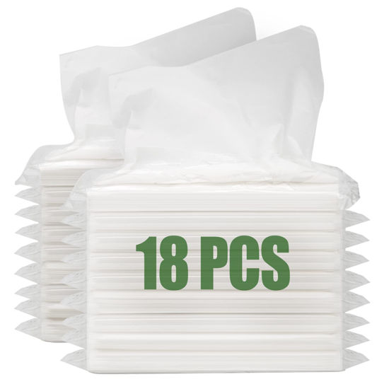 Picture of Car Tissue Refill, 18 Packs Car Tissues Auto Visor Tissue Refills for Visor, Napkins Holder Refill, Car Travel Tissues, Soft and Smooth (18 Pieces)
