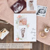 Picture of Baby Memory Book for the Modern Minimalist - Simple Baby Book for Girl - First Years Journal - Monthly Milestone Keepsake Record Book - Pregnancy Gift for Baby Shower (Pink)
