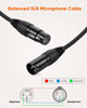Picture of CableCreation XLR Cable, [5-Pack] 3 FT XLR Male to XLR Female Balanced 3 PIN Microphone Cable, Black