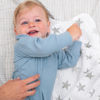 Picture of aden + anais Essentials Muslin Swaddle Blankets for Baby Girls and Boys, Newborn Receiving Blanket for Swaddling, 100% Cotton Baby Swaddle Wrap, 4 Pack, Dusty