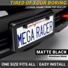 Picture of Matte Black License Plate Frames 2 Pack | License Plate Cover For Car Tag Frame | Metal All Black License Plate Frame for Men | Car License Plate Frame Holder | Porta Placas Para Auto Car Plate Frames