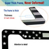 Picture of BGGTMO Black American Flag License Plate Frames- 2 Pack Front Rear Patriotic USA Stars and Stripes Aluminum Car Tag Holder Cover with Screws