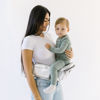 Picture of Tushbaby - Safety-Certified Hip Seat Baby Carrier - Mom’s Choice Award Winner, Seen on Shark Tank, Ergonomic Carrier & Extenders for Newborns & Toddlers (Carrier, Metallic)