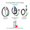 Picture of [Only for J1772 EVs ] Lectron - Tesla to J1772 Charging Adapter, Max 48A & 250V - Compatible with Tesla High Powered Connectors, Destination Chargers, and Mobile Connectors (White)