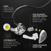 Picture of Xvive T9 in-Ear Monitor Headphones Dual Knowles BA Drivers IEM for Studio, Band Rehearsal, Live Performance (T9)