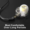 Picture of Xvive T9 in-Ear Monitor Headphones Dual Knowles BA Drivers IEM for Studio, Band Rehearsal, Live Performance (T9)