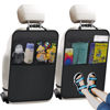 Picture of Kick Mats with Organizer - 2 Pack Backseat Protector Seat Covers for Your Car, SUV, Minivan or Truck Seats - Vehicle Back Seat Kids Safety Accessories - Universal Fit Automotive Interior Protectors