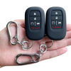 Picture of TANDRIVE Key Fob Cover for (5 Buttons) Honda 2022 2023 2024 2025 Civic Accord HR-V Pilot CR-V, Silicone, 2-Pack, Black