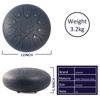Picture of LOMUTY Steel Tongue Drum - 11 Notes 12 inches - Percussion Instrument -Handpan Drum with Bag, Music Book, Mallets, Finger Picks Dark Blue
