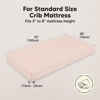 Picture of 2-Pack Crib Sheets for Boys, Girls - Viscose Derived from Bamboo Fitted Crib Sheet, Baby Crib Sheets Neutral, Crib Mattress Sheet, Toddler Bed Sheets, Baby Sheets for Crib Fitted Sheets (Cameo)