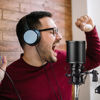 Picture of Pop Filter, Aokeo Mic Pop Screen with Metal Mesh, Compact Microphone Pop Shield Windscreen for Recording Studio, Youtube Videos, Streaming, Podcast (2 Pack)