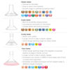Picture of 22mm Maymom MyFit Shields, Pano Series; Compatible with Medela Breast Pump- PersonalFit, Freestyle, Harmony, Maxi, Freestyle Flex Connector; Connect to Maymom Widemouth/Narrow Connector, 2pcs