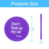 Picture of 8sanlione Car Cup Coaster, 4Pcs 2.75 Inch Auto Cup Holder Insert Coasters, Anti-Slip Waterproof Embedded Drink Mat, Automotive Interior Accessories for Men and Women (D Deep Purple/4PCS)