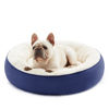 Picture of Love's cabin Round Donut Cat and Dog Cushion Bed, 25in Pet Bed for Small or Medium Dogs, Anti-Slip & Water-Resistant Bottom, Soft Durable Fabric Pet Beds, Washable Calming Cat & Dog Bed Navy