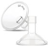 Picture of Maymom MyFit Crater Series 20 mm Two-Piece Design Small Breastshield Compatible with Medela Breast Pumps; Not Original Medela Pump Parts; Replace Medela Shields; Fit Flex Connector; 2pc