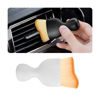 Picture of Blilo Car Interior Detailing Brush, Auto Soft Hair Cleaning Brushes, Curved Dirt Dust Collectors, Removal Tool for Dashboard Air Conditioner Vents Leather, Scratch Free (White/1PCS)