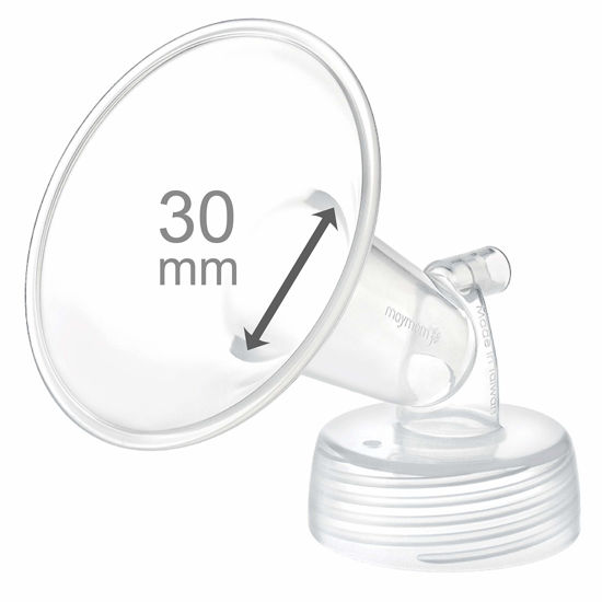 Picture of Maymom Wide Neck Pump Part for Spectra S1 Spectra S2 Spectra 9 Plus Breastpump; Incl Wide Mouth Flange (One flange-30mm Flange);Not Original Spectra Flange; Not Original Spectra Baby USA Parts