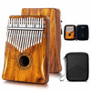 Picture of MIFOGE Kalimba Thumb Piano 17 Keys with Koa Acacia Wood,Mbira,Finger Piano Builts-in Waterproof Protective Box, Easy to Learn Portable Musical Instrument,Gift for Kids Adult Beginners (Koa)